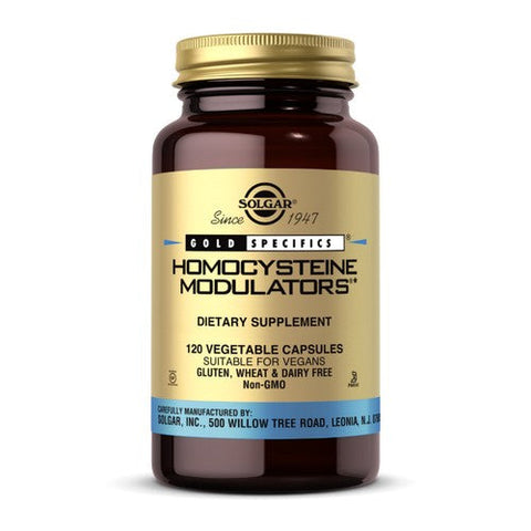 Solgar, Gold Specifics Homocysteine Modulators, 120 Veg Caps Solgar