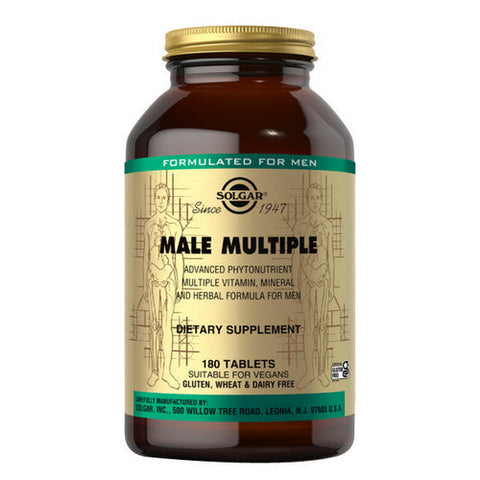 Solgar, Male Multiple Tablets, 180 Tabs Solgar