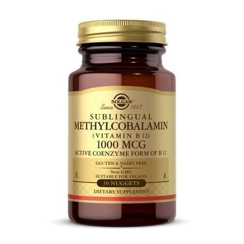 Solgar, Methylcobalamin (Vitamin B12), 1000 mcg, 30 Nuggets Solgar