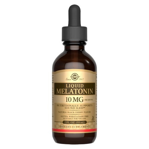 Solgar, Liquid Melatonin, 10 mg, Natural Black Cherry Flavor 2 oz Solgar