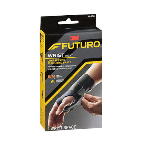 Futuro, Compression Stabilizing Wrist Brace Right Moderate Small Medium, 1 Each Futuro