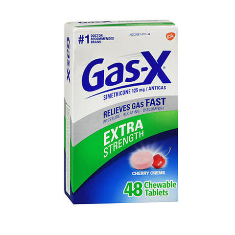 The Honest Company, Gas-X Chewables Extra Strength, Cherry 48 tabs Gas-X