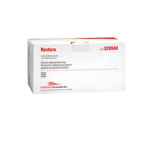 Hollister, Restore Calcium Alginate Dressing 12 Inch Rope, 5 each Hollister