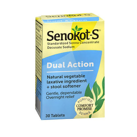 Senokot, Laxative Plus Softener, 30 tabs Senokot