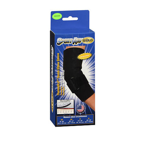 Sport Aid, Elbow Tennis Sleeve Therma-Dry S-A Gold Medium, 1 Each Sport Aid