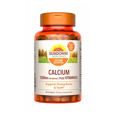 Sundown Naturals, Calcium Plus Vitamin D3, 600 Mg, 60 caps Sundown Naturals