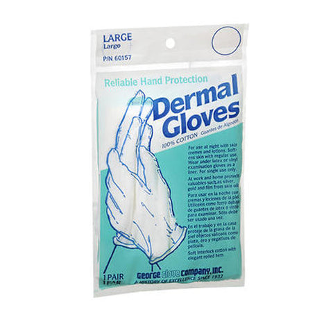 George Glove, Dermal Gloves Large, 1 Pair George Glove