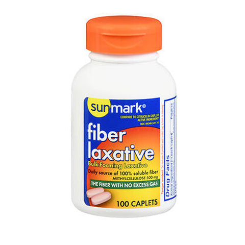 Sunmark, Fiber Laxative, 500 Mg, 100 Caps Sunmark