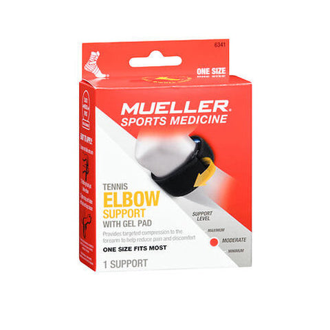 Mueller, Sports Medicine Tennis Elbow Support With Gel Pad Moderate, 1 Each Mueller