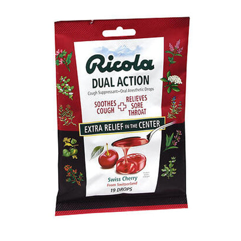 Ricola, Cough Drops Cherry Honey, 19 Count Ricola
