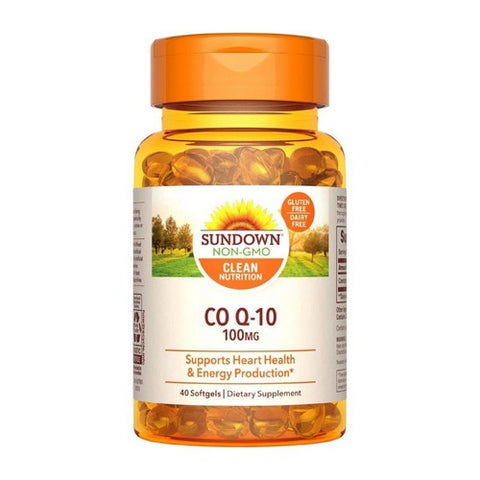 Sundown Naturals, Co Q-10, 100 mg, 40 caps Sundown Naturals
