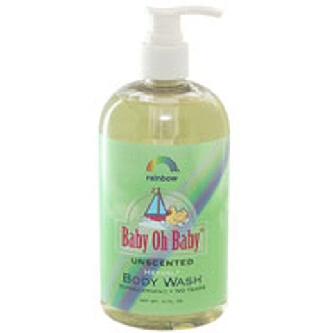 Rainbow Research, Baby Oh Baby Body Wash, Unscented 16 OZ Rainbow Research