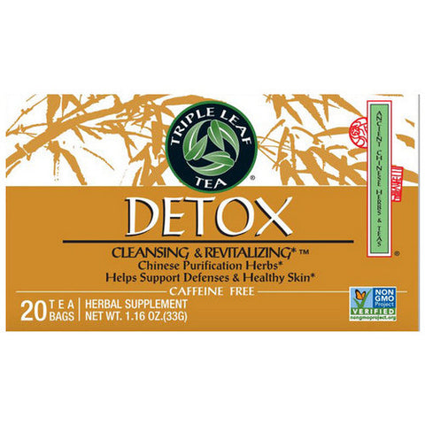 Triple Leaf Tea, Detox Tea, 20 bags Triple Leaf Tea