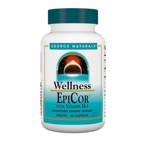Source Naturals, Epicor with Vitamin D-3, 500 mg, 60 caps Source Naturals
