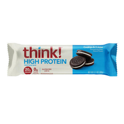 Think Thin, Cookies and Cream Bar, 2.1 Oz(Case Of 10) Think Thin