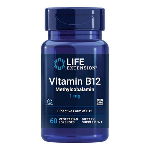 Life Extension, Vitamin B12 Methylcobalamin, 1 Mg, 60 Lozenges Life Extension