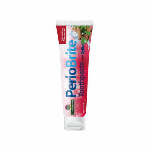 Nature's Answer, PerioBrite Toothpaste With Xylitol Cinnamint, 4 Oz Nature's Answer