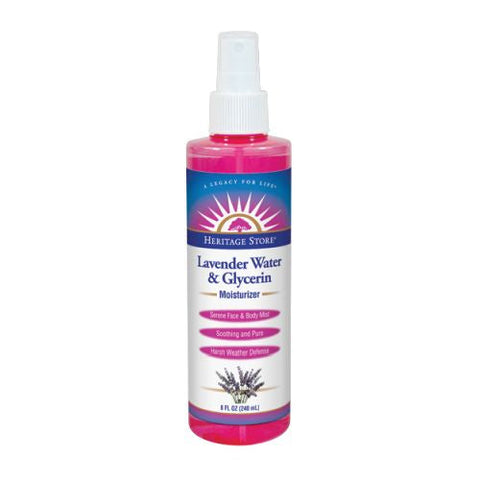 Heritage Store, Lavender Water and Glycerin Moisturizer, 8 OZ Heritage Store