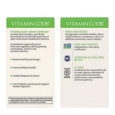 Garden of Life, Vitamin Code Raw B-Complex, 120 Veg Caps Garden of Life