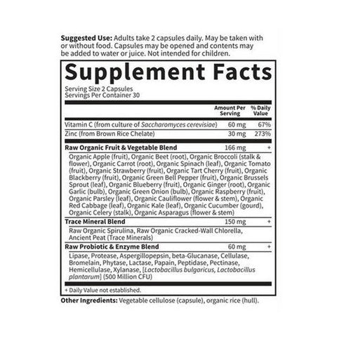 Garden of Life, Vitamin code, Raw Zinc 60 vcaps Garden of Life