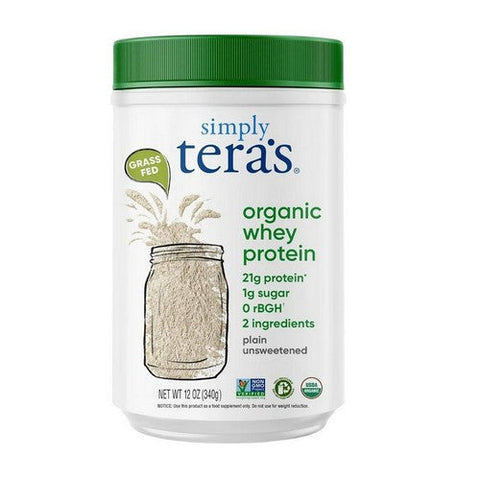 Tera's Whey, Organic Whey Protein Unsweetened, 12 Oz Tera's Whey