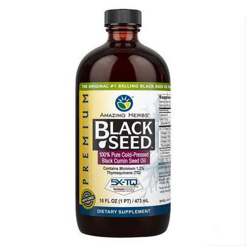 Amazing Herbs, Black Seed Oil, 16 oz Amazing Herbs