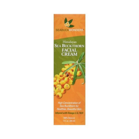 Seabuck Wonders, Sea Buckthorn Facial Cream, 1 oz Seabuck Wonders