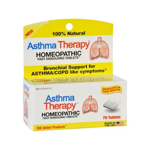 The Relief Products, Asthma Therapy Fast Dissolving Tablets Homeopathic, 70 tabs The Relief Products