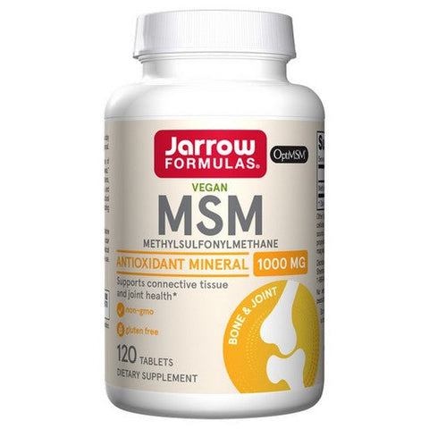Jarrow Formulas, MSM Sulfur, 1000 mg, 120 Tabs Jarrow Formulas