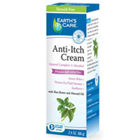 Earth's Care, Anti-Itch Cream, 2.4 OZ Earth's Care