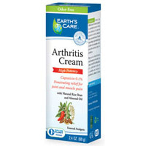 Earth's Care, Arthritis Cream, 2.4 OZ Earth's Care
