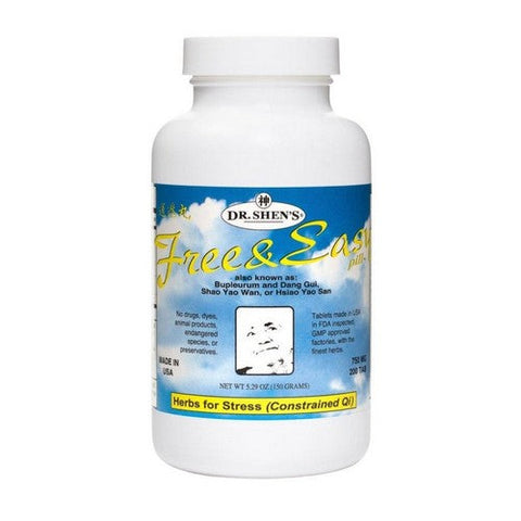 Dr. Shen's, Free and Easy Tension Stress, 750 Mg, 200 Tabs Dr. Shen's