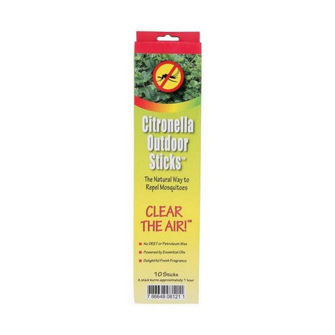 Neemaura, Outdoor Citronella Sticks, 10 count