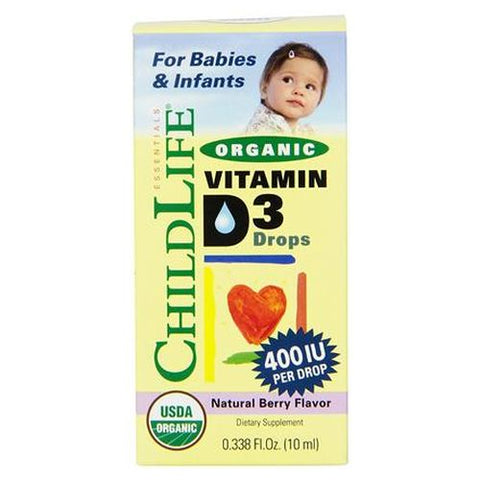 Child Life Essentials, Organic Vitamin D3 for Babies and Infants, 6.25 Ml Child Life Essentials