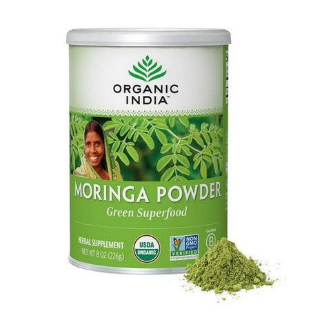 Organic India, Moringa Green Superfood, 8 Oz Organic India
