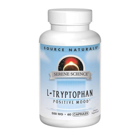 Source Naturals, Serene Science Label L-Tryptophan, 500mg, 60 Caps Source Naturals