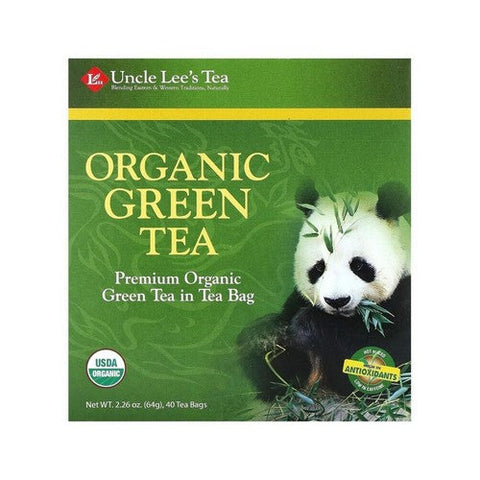 Uncle Lees Teas, Organic Green Tea, 40 Bags Uncle Lees Teas