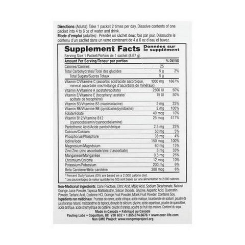 Ener-C, Vitamin C Multivitamin Drink Mix Orange, 1000 Mg, 30 Packets Ener-C