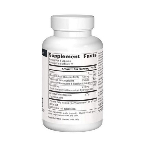 Source Naturals, Calcium Hydroxyapatite, 60 caps Source Naturals