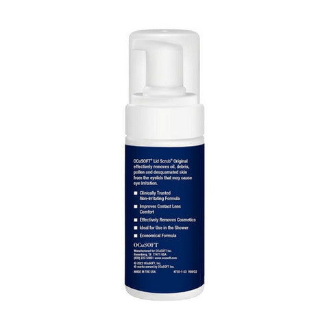 Ocusoft, Lid Scrub Foaming Eyelid Cleanser, 7.25 Oz