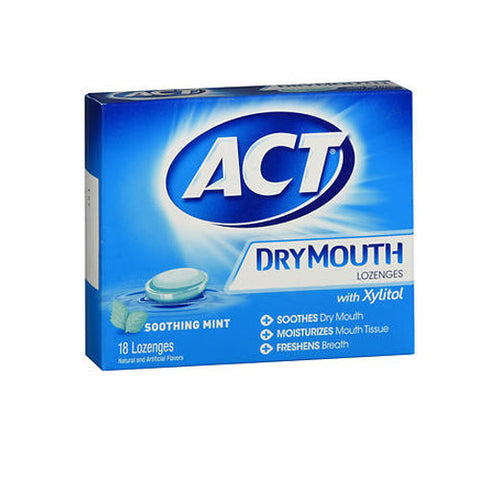 Act, Dry Mouth Lozenges, Mint 18 Each Act