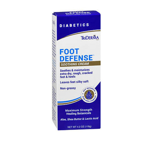 Triderma, Foot Defense Soothing Cream, 4.2 Oz Triderma