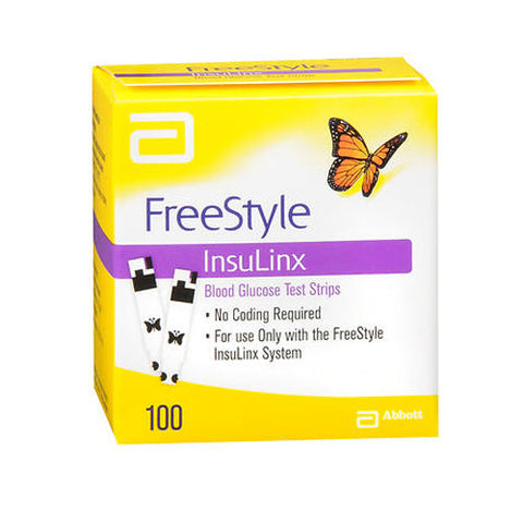 Abbott Nutrition, FreeStyle Insulnix Test Strips, 100 Each Freestyle
