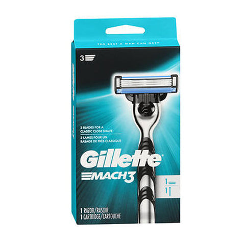 Gillette, Mens Razor Handle With Blade Refill Pack, 1 Each Gillette