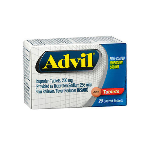 Advil, Film-Coated Tablets, 200 mg, 20 Tabs Advil