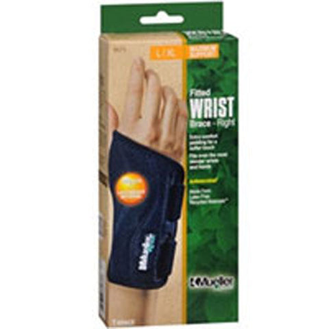Mueller, Green Fitted Wrist Brace Maximum Large Xlarge Right, 1 Each Mueller