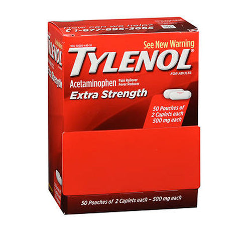 Tylenol, Extra Strength Acetaminophen Caplets, 500 Mg, 100 Each Tylenol