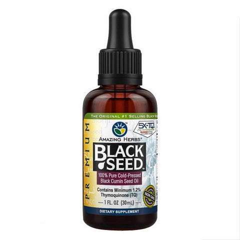 Amazing Herbs, Black Seed Oil, 1 oz Amazing Herbs