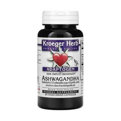 Kroeger Herb, Adaptogen Ashwagandha, 60 Caps Kroeger Herb