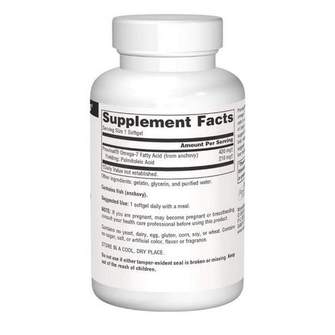 Source Naturals, Provinal Omega-7, 60 Softgel Source Naturals